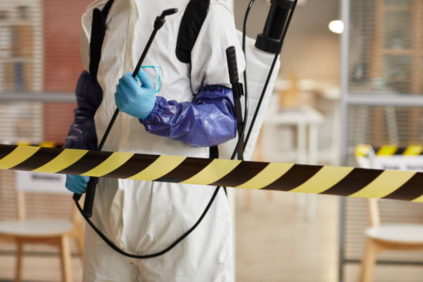 Professional Biohazard Cleanup technician working in Warren, OH